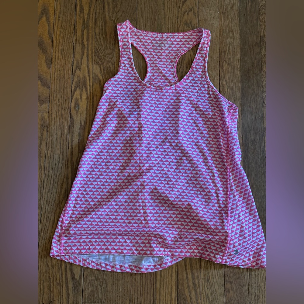 Pink Patterned Tank Top